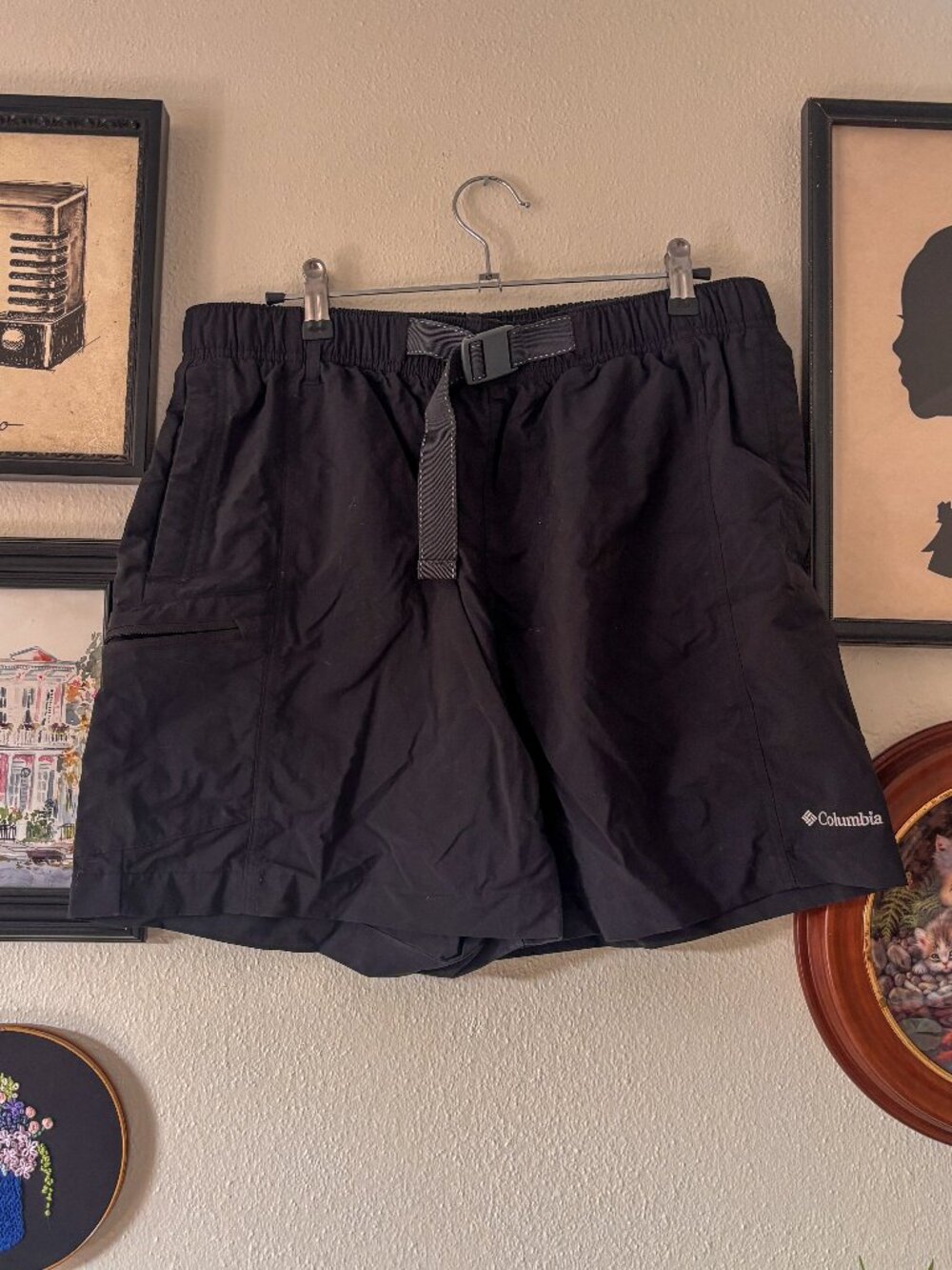 Light Weight Omni-shade Black Athletic Water Shorts